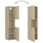 vidaXL Juego de muebles de baño madera de ingeniería roble Sonoma vidaXL Juego de muebles de baño madera de ingeniería roble Sonoma
