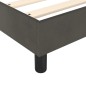 vidaXL Cama box spring con colchón terciopelo gris oscuro 80x200 cm vidaXL Cama box spring con colchón terciopelo gris oscuro 80x200 cm