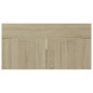 vidaXL Juego de muebles de baño madera de ingeniería roble Sonoma vidaXL Juego de muebles de baño madera de ingeniería roble Sonoma
