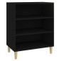 vidaXL Aparador de madera contrachapada negro 57x35x70 cm vidaXL Aparador de madera contrachapada negro 57x35x70 cm