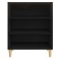 vidaXL Aparador de madera contrachapada negro 57x35x70 cm vidaXL Aparador de madera contrachapada negro 57x35x70 cm