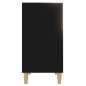 vidaXL Aparador de madera contrachapada negro 57x35x70 cm vidaXL Aparador de madera contrachapada negro 57x35x70 cm