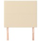 vidaXL Cabeceros 2 unidades de tela color crema 90x5x78/88 cm vidaXL Cabeceros 2 unidades de tela color crema 90x5x78/88 cm