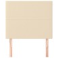 vidaXL Cabeceros 2 unidades de tela color crema 100x5x78/88 cm vidaXL Cabeceros 2 unidades de tela color crema 100x5x78/88 cm