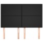vidaXL Cabeceros 4 unidades cuero sintético negro 72x5x78/88 cm vidaXL Cabeceros 4 unidades cuero sintético negro 72x5x78/88 cm