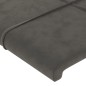 vidaXL Cabeceros 4 unidades terciopelo gris oscuro 72x5x78/88 cm vidaXL Cabeceros 4 unidades terciopelo gris oscuro 72x5x78/88 cm