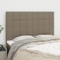 vidaXL Cabeceros 4 unidades tela gris taupe 72x5x78/88 cm vidaXL Cabeceros 4 unidades tela gris taupe 72x5x78/88 cm