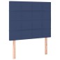 vidaXL Cabeceros 2 unidades de tela azul 90x5x78/88 cm vidaXL Cabeceros 2 unidades de tela azul 90x5x78/88 cm