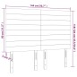 vidaXL Cabeceros 4 unidades tela gris claro 72x5x78/88 cm vidaXL Cabeceros 4 unidades tela gris claro 72x5x78/88 cm