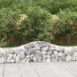 vidaXL Cestas de gaviones 7 uds forma de arco hierro 200x30x40/60 cm vidaXL Cestas de gaviones 7 uds forma de arco hierro 200x30x40/60 cm