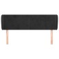 vidaXL Cabecero de terciopelo negro 147x23x78/88 cm vidaXL Cabecero de terciopelo negro 147x23x78/88 cm