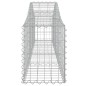 vidaXL Cestas de gaviones 7 uds forma de arco hierro 200x30x40/60 cm vidaXL Cestas de gaviones 7 uds forma de arco hierro 200x30x40/60 cm