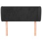 vidaXL Cabecero de terciopelo negro 93x23x78/88 cm vidaXL Cabecero de terciopelo negro 93x23x78/88 cm