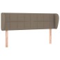 vidaXL Cabecero de tela gris taupe 147x23x78/88 cm vidaXL Cabecero de tela gris taupe 147x23x78/88 cm