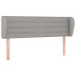 vidaXL Cabecero de tela gris claro 147x23x78/88 cm vidaXL Cabecero de tela gris claro 147x23x78/88 cm