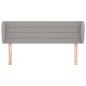 vidaXL Cabecero de tela gris claro 147x23x78/88 cm vidaXL Cabecero de tela gris claro 147x23x78/88 cm