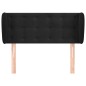 vidaXL Cabecero de terciopelo negro 93x23x78/88 cm vidaXL Cabecero de terciopelo negro 93x23x78/88 cm