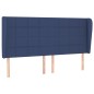 vidaXL Cabecero con orejas de tela azul 203x23x118/128 cm vidaXL Cabecero con orejas de tela azul 203x23x118/128 cm