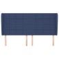vidaXL Cabecero con orejas de tela azul 203x23x118/128 cm vidaXL Cabecero con orejas de tela azul 203x23x118/128 cm