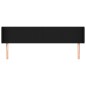 vidaXL Cabecero de tela negro 163x16x78/88 cm vidaXL Cabecero de tela negro 163x16x78/88 cm