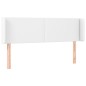 vidaXL Cabecero de cuero sintético blanco 147x16x78/88 cm vidaXL Cabecero de cuero sintético blanco 147x16x78/88 cm