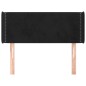 vidaXL Cabecero de terciopelo negro 83x16x78/88 cm vidaXL Cabecero de terciopelo negro 83x16x78/88 cm