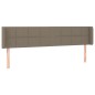 vidaXL Cabecero de tela gris taupe 163x16x78/88 cm vidaXL Cabecero de tela gris taupe 163x16x78/88 cm