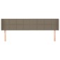 vidaXL Cabecero de tela gris taupe 163x16x78/88 cm vidaXL Cabecero de tela gris taupe 163x16x78/88 cm