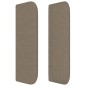 vidaXL Cabecero de tela gris taupe 163x16x78/88 cm vidaXL Cabecero de tela gris taupe 163x16x78/88 cm