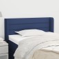 vidaXL Cabecero de tela azul 93x16x78/88 cm