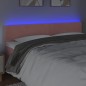 vidaXL Cabecero con LED de terciopelo rosa 160x5x78/88 cm vidaXL Cabecero con LED de terciopelo rosa 160x5x78/88 cm