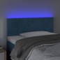 vidaXL Cabecero con LED de terciopelo azul oscuro 90x5x78/88 cm vidaXL Cabecero con LED de terciopelo azul oscuro 90x5x78/88 cm