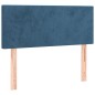 vidaXL Cabecero con LED de terciopelo azul oscuro 90x5x78/88 cm vidaXL Cabecero con LED de terciopelo azul oscuro 90x5x78/88 cm