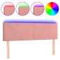 vidaXL Cabecero con LED de terciopelo rosa 144x5x78/88 cm vidaXL Cabecero con LED de terciopelo rosa 144x5x78/88 cm