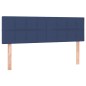 vidaXL Cabecero con LED de tela azul 144x5x78/88 cm vidaXL Cabecero con LED de tela azul 144x5x78/88 cm