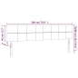 vidaXL Cabecero con LED de terciopelo rosa 180x5x78/88 cm vidaXL Cabecero con LED de terciopelo rosa 180x5x78/88 cm