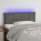 vidaXL Cabecero con LED de terciopelo gris oscuro 90x5x78/88 cm vidaXL Cabecero con LED de terciopelo gris oscuro 90x5x78/88 cm
