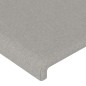 vidaXL Cabecero con luces LED tela gris claro 90x5x118/128 cm vidaXL Cabecero con luces LED tela gris claro 90x5x118/128 cm