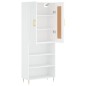 vidaXL Aparador alto madera contrachapada blanco 69,5x34x180 cm vidaXL Aparador alto madera contrachapada blanco 69,5x34x180 cm