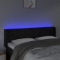 vidaXL Cabecero con LED de terciopelo negro 147x16x78/88 cm vidaXL Cabecero con LED de terciopelo negro 147x16x78/88 cm