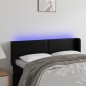 vidaXL Cabecero con LED cuero sintético negro 147x16x78/88 cm vidaXL Cabecero con LED cuero sintético negro 147x16x78/88 cm