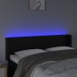 vidaXL Cabecero con LED cuero sintético negro 147x16x78/88 cm vidaXL Cabecero con LED cuero sintético negro 147x16x78/88 cm