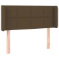 vidaXL Cabecero con LED de tela marrón oscuro 83x16x78/88 cm vidaXL Cabecero con LED de tela marrón oscuro 83x16x78/88 cm