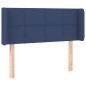 vidaXL Cabecero con LED de tela azul 93x16x78/88 cm vidaXL Cabecero con LED de tela azul 93x16x78/88 cm