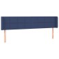 vidaXL Cabecero con LED de tela azul 203x16x78/88 cm vidaXL Cabecero con LED de tela azul 203x16x78/88 cm
