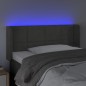 vidaXL Cabecero con LED de terciopelo gris oscuro 103x16x78/88 cm vidaXL Cabecero con LED de terciopelo gris oscuro 103x16x78/88 cm