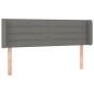 vidaXL Cabecero con LED de tela gris oscuro 147x16x78/88 cm vidaXL Cabecero con LED de tela gris oscuro 147x16x78/88 cm