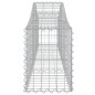 vidaXL Cestas de gaviones 14 uds forma de arco hierro 200x30x40/60 cm vidaXL Cestas de gaviones 14 uds forma de arco hierro 200x30x40/60 cm