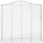 vidaXL Cestas de gaviones 4 uds forma de arco hierro 200x50x180/200 cm vidaXL Cestas de gaviones 4 uds forma de arco hierro 200x50x180/200 cm