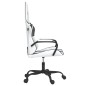 vidaXL Silla gaming cuero sintético blanco y negro vidaXL Silla gaming cuero sintético blanco y negro